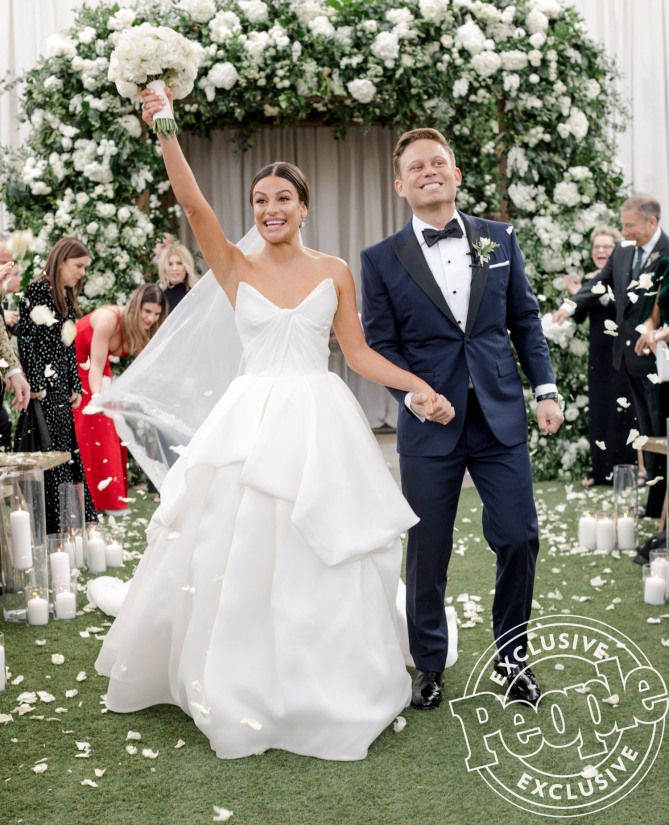 The Most Stunning Photos From Lea Michele S Wedding To Zandy Reich