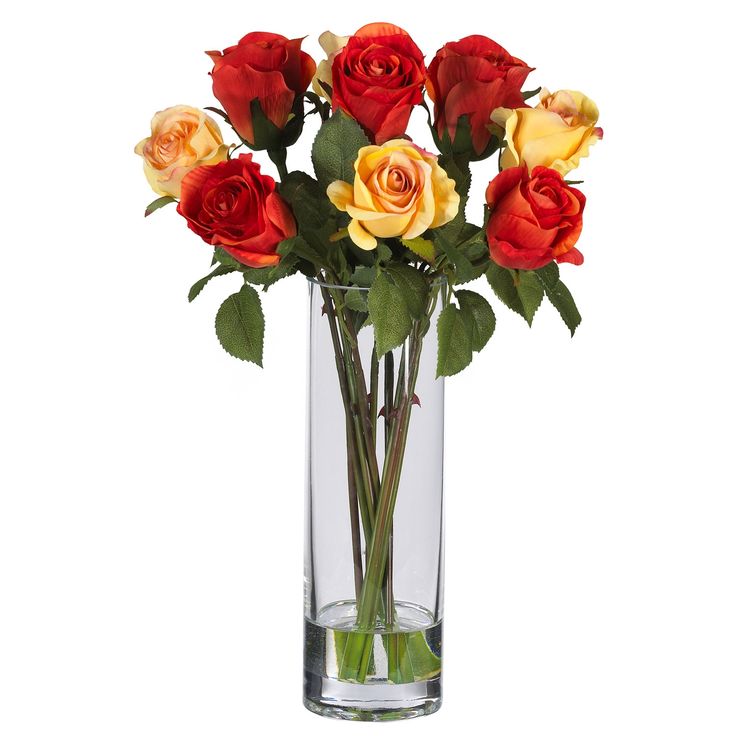 Vases With Fake Flowers Zef Jam Gl Vase Silk Flower Arrangement Multi 740 Best Images On Pinterest Vases Pots And