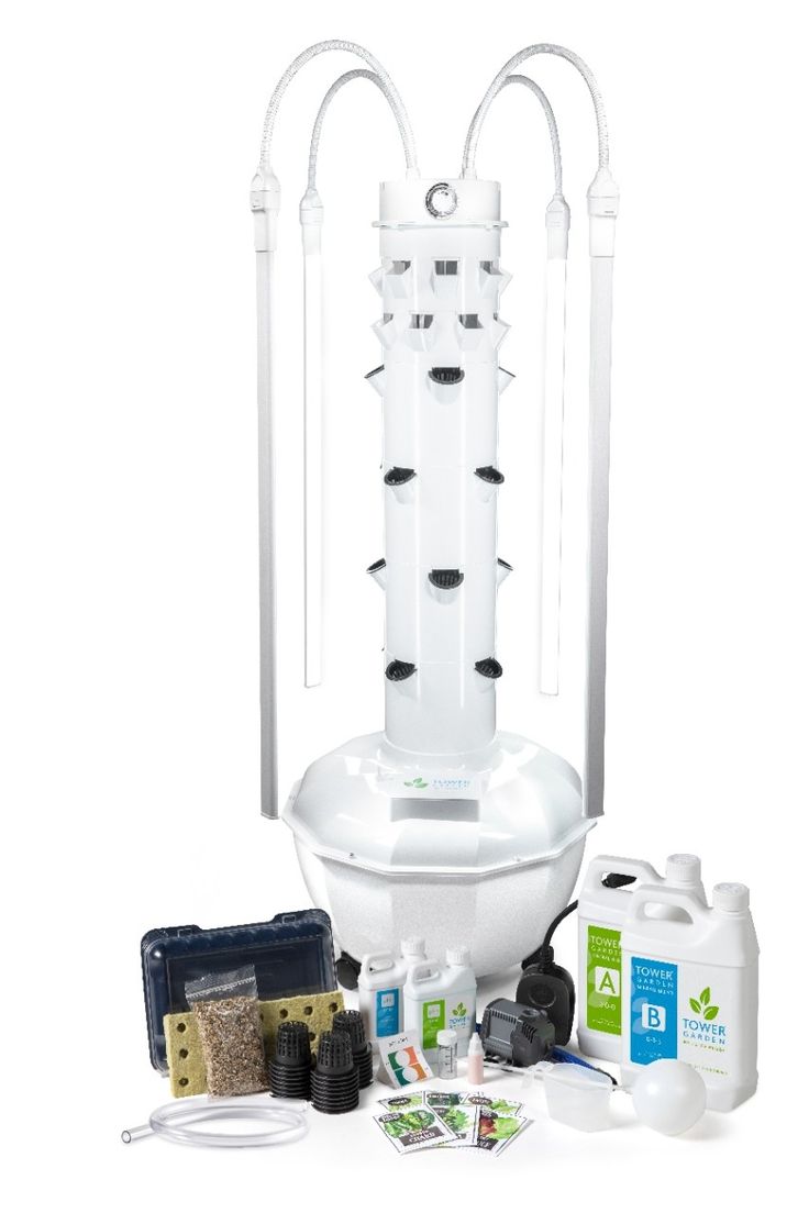 Tower Garden HOME comes with everything you need to start your own