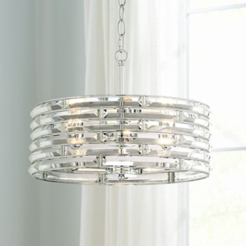 Possini Euro Design Chrome Pendant Chandelier 17 Possini Euro Design Chrome Pendant Chandelier 17