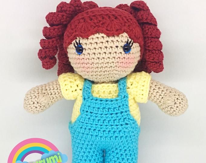 Amigurumi Crochet Pattern with 2 outfits Audrey Doll Amigurumi Crochet Pattern with 2 outfits Audrey Doll