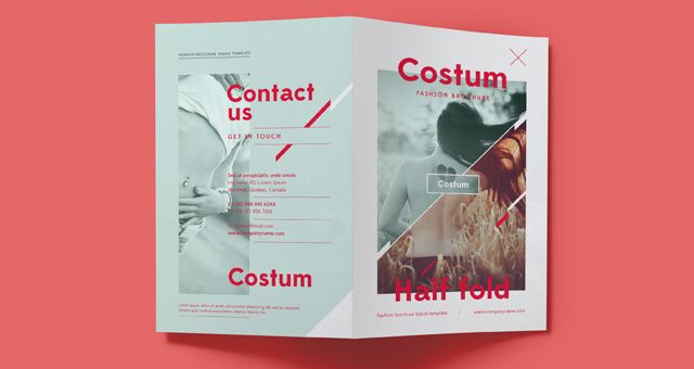 Costum Bi Fold Brochure Template LTheme Pinterest Brochure - half fold brochure template Costum Bi Fold Brochure Template LTheme Pinterest Brochure - half fold brochure template