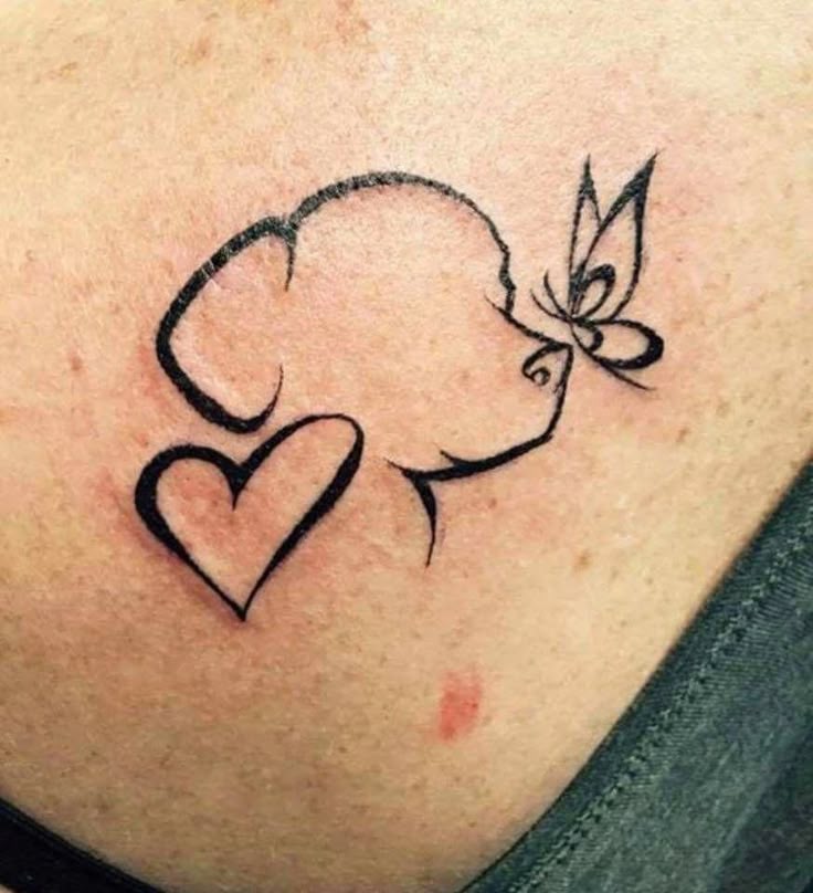 So cute, dog tattoo #DogTattooPortrait | Nose tattoo, Tattoos for