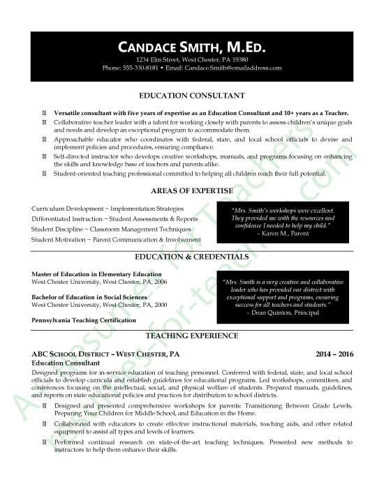 education consultant resume example teaching resume jobs resume examples