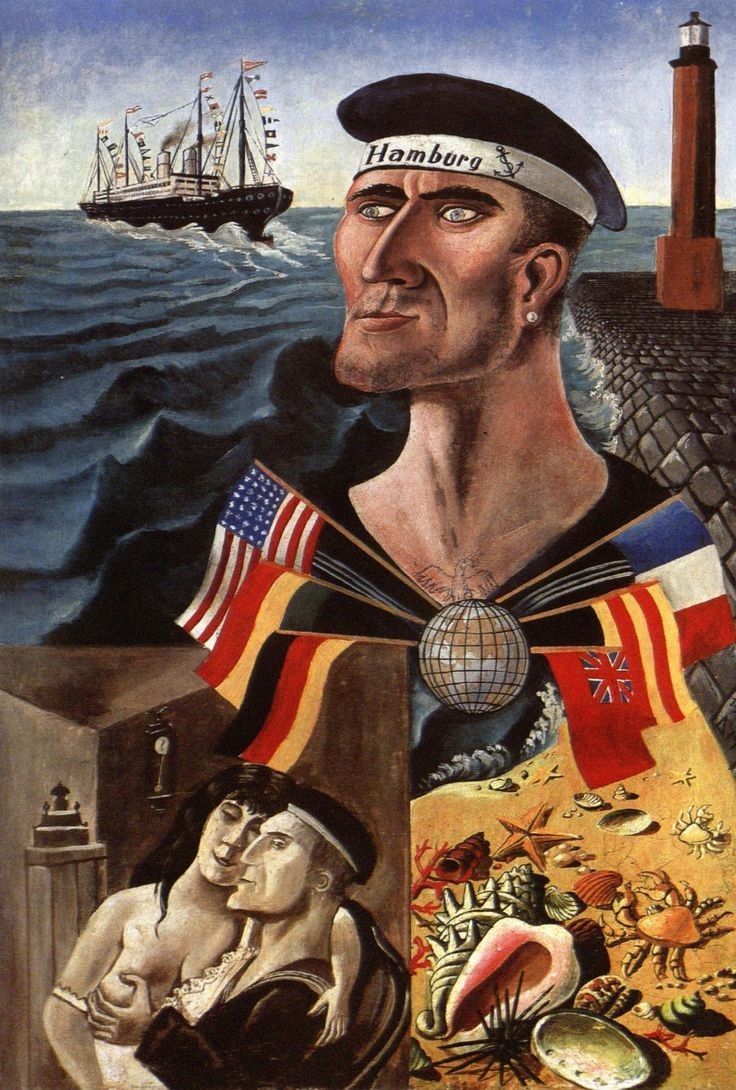 Abschied Von Hamburg Farewell To Hamburg 1921 By Otto Dix 1891 1969 Personligheder