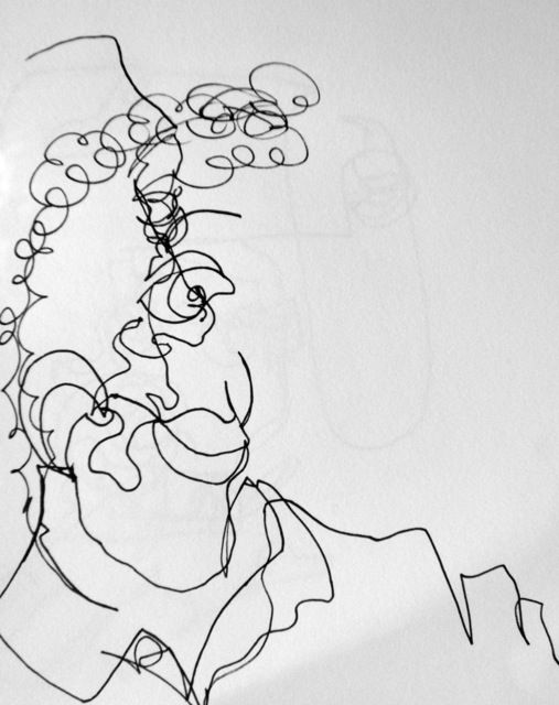 Contour Line Drawing Tutorial : Best blind contour drawings images on pinterest