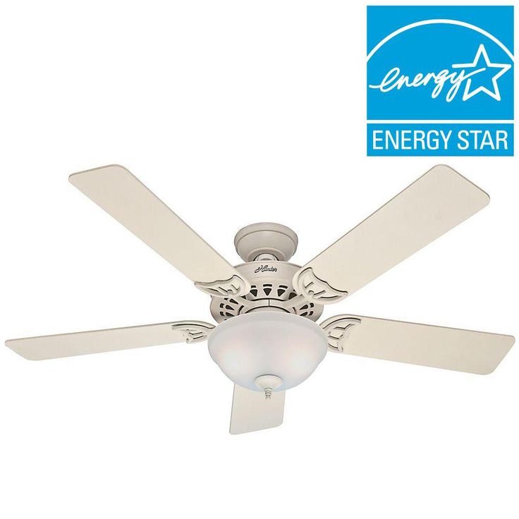 Hunter Sonora 52 In Indoor Antique Pewter Ceiling Fan With Light Kit 53171 The Home Depot White Bronze White Ceiling Fan, Antique White Ceiling Fan Home Depot
