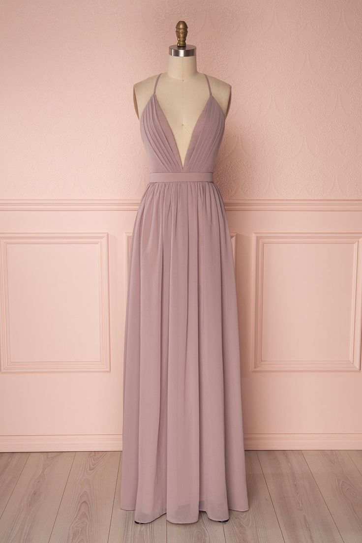 Altrosa Damen A Linie Langes Prinzessin Tuell Abendkleid Ballkleid Brautjungfer Cocktail Par Brautjungfern Kleider Ballkleid Hochzeit Ruckenfreies Langes Kleid