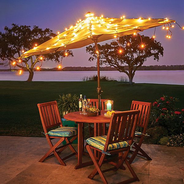 Improvements Shooting Star Umbrella Light Set 30 Liked On Improvements Shooting Star Umbrella Light Set 30 Liked On Polyvore Featuring Home Outdoors Outdoor Lighting Patio Party L