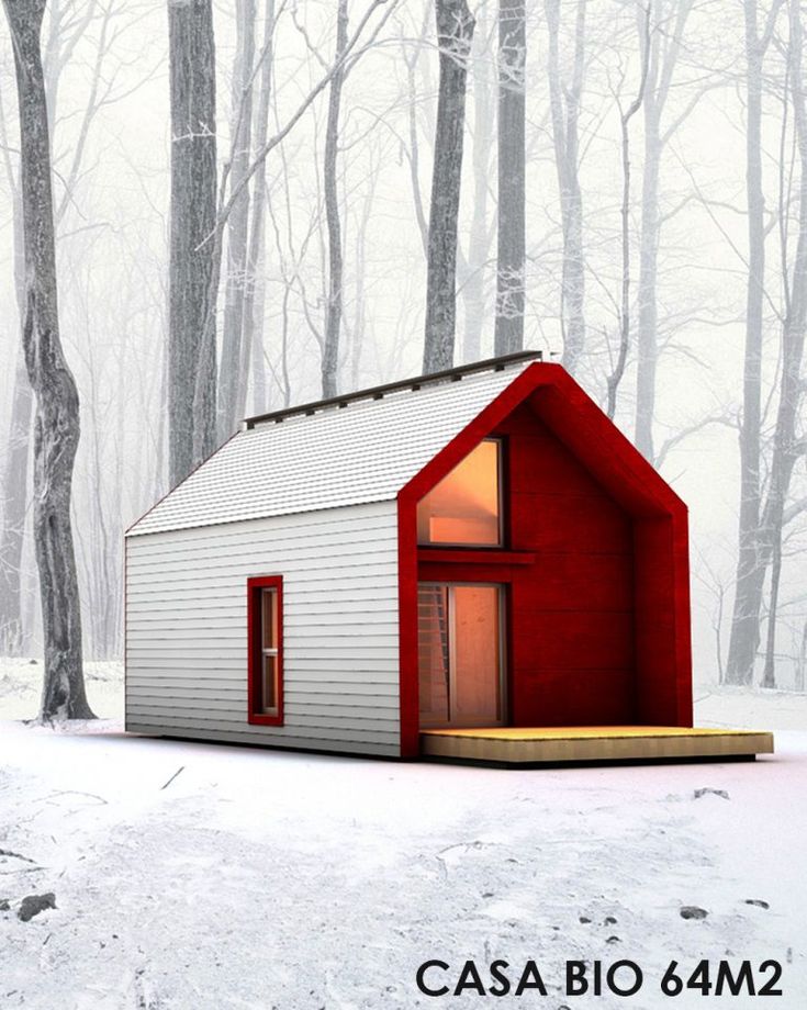 Casa bio 64 | Ideas for home | Pinterest | Cabin, Smallest house and Micro house