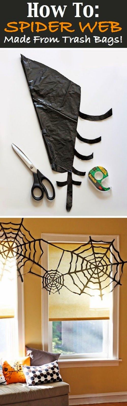 trash bag spider webs other blood curdling diy halloween party decorations gleamitup - Simple Halloween Decorations trash bag spider webs other blood curdling diy halloween party decorations gleamitup - Simple Halloween Decorations