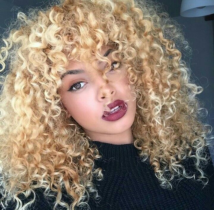 Makeout shared blonde curly