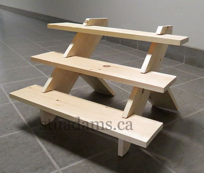 Hi I M Stu With My Hands Make Portable Durable No Tools Solid With My Hands I Make Portable Durable No Tools Solid Wood Tabletop Display Stands For People Who Things At Stuff House Pinte