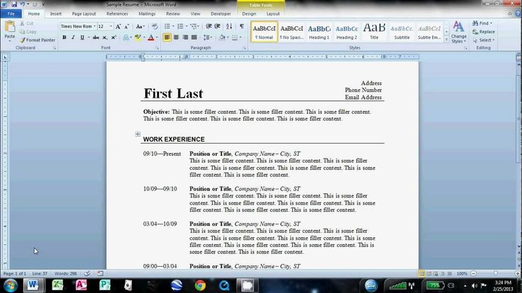 10 best resume images on Pinterest Sample resume, Resume examples