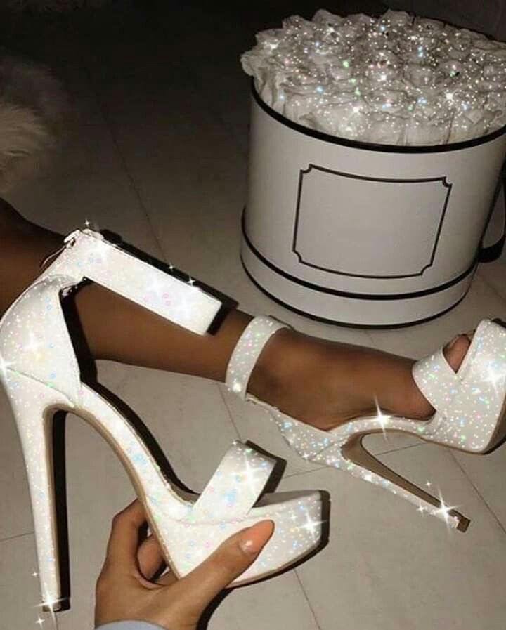 images White High Heels Aesthetic shoes heels prom shoes