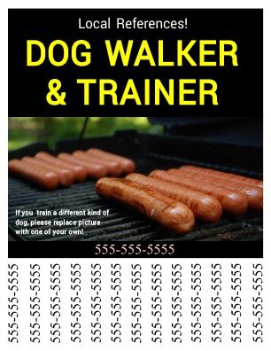 template for flyers with tear off tabs