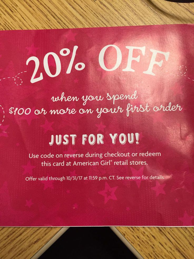 American Girl Doll Coupon Code 20 Off 100 + Exp 10/31 FAST SHIPPING American Girl Doll Coupon Code 20 Off 100 + Exp 10/31 FAST SHIPPING