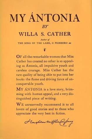 the virtues in the book my antonia by willa cather 2018-8-1 willa cather 's capitalism 0 views but she knew that her income depended on strong support from a small portion of the total book market even then: cather's my. the virtues in the book my antonia by willa cather 2018-8-1 willa cather 's capitalism 0 views but she knew that her income depended on strong support from a small portion of the total book market even then: cather's my.