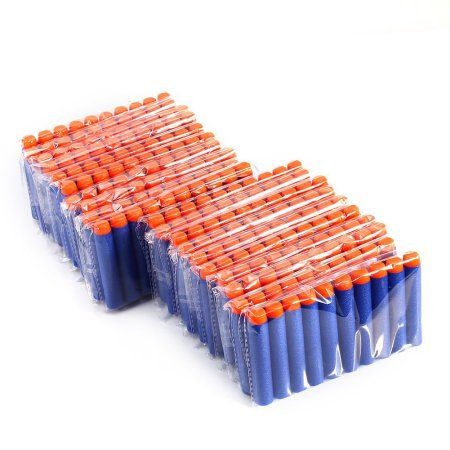 100x Bullet Darts For NERF Kids Toy Gun N-Strike Round Head Blasters For Kid Toy
