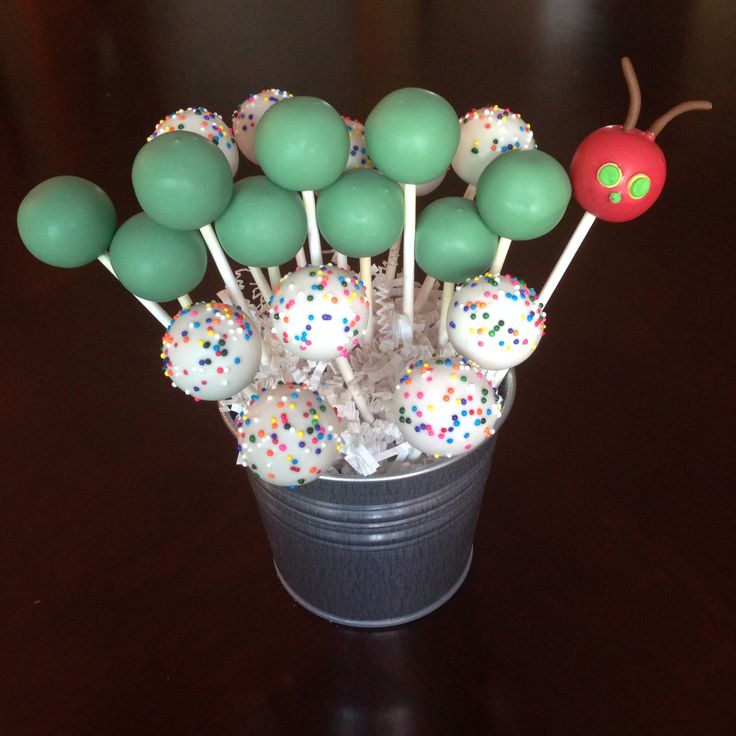 Caterpillar Cake Pops Caterpillar Cake Pops