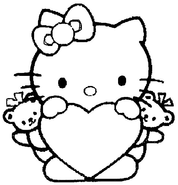 Hello Kitty Mothers Day Coloring Pages : Best valentine s day images on pinterest kids net Hello Kitty Mothers Day Coloring Pages : Best valentine s day images on pinterest kids net