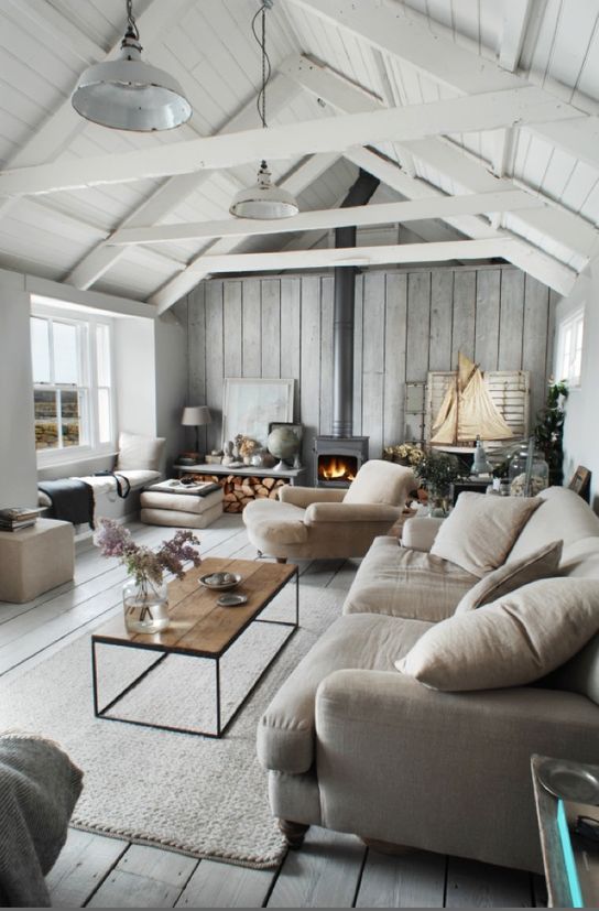 Exposed Beams And Vaulted Ceilings Love This Picture Cosy Exposed Beams And Vaulted Ceilings Love This Picture Cosy Modern At Once Farmhouse Decor In 2018 House Home