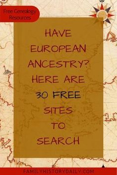 free genealogy website templates