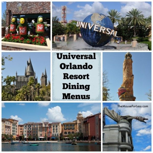Universal Orlando Dining Menus With Images City Walk Universal Orlando Dining Menus With