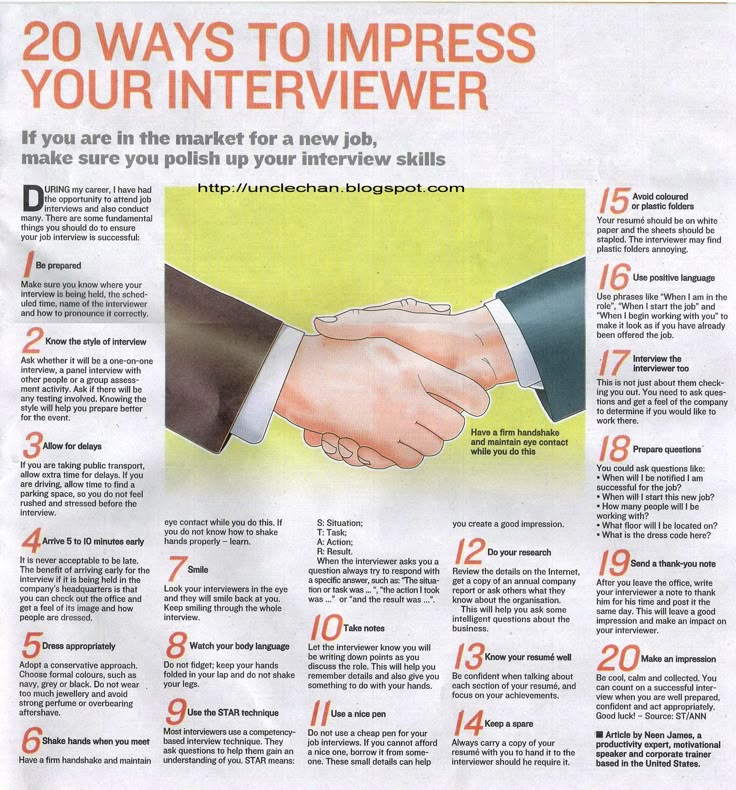 tips on job interviews