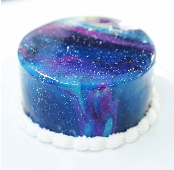 14 Best Mirror Cakes Inspiration Images On Pinterest How To Make A Beautiful Galaxy Mirror Cake Using Reflective Icing