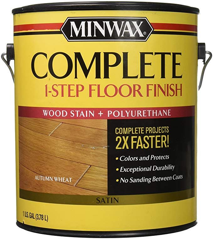 Minwax Complete 1 Step Floor Finish Colors Minwax 672070000 Complete 1-Step Floor Finish, 1 gallon, Brandywine