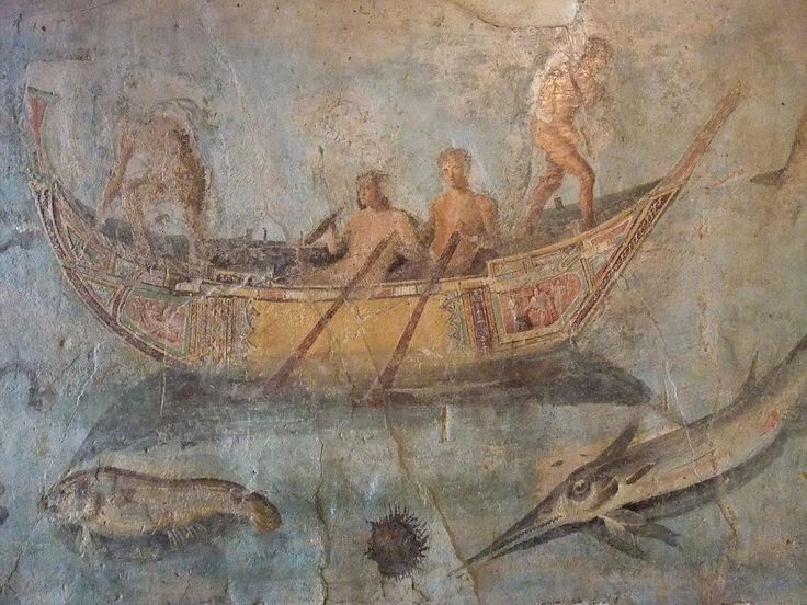 Image result for Ancient Roman river art wall painting