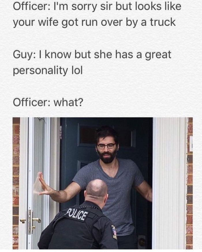 confused police officer funny