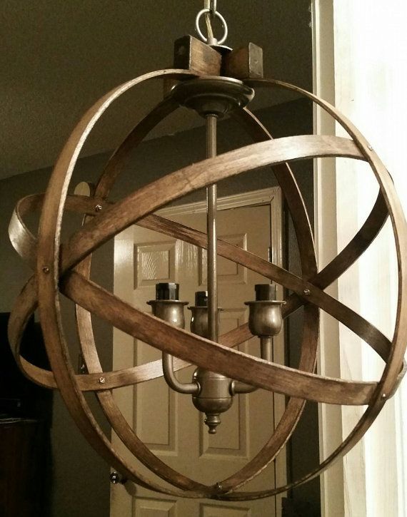 Pin On For The Home Pin On For The Home, Iron And Wood Orb Chandelier