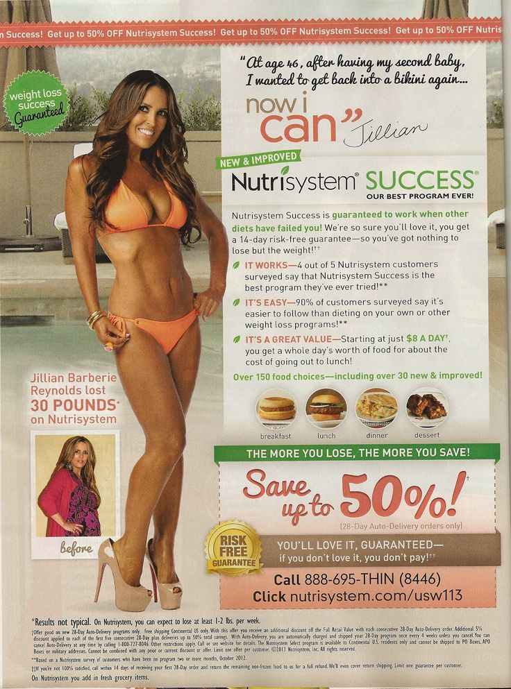 Weight loss ad example