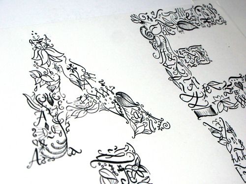 letter a designed