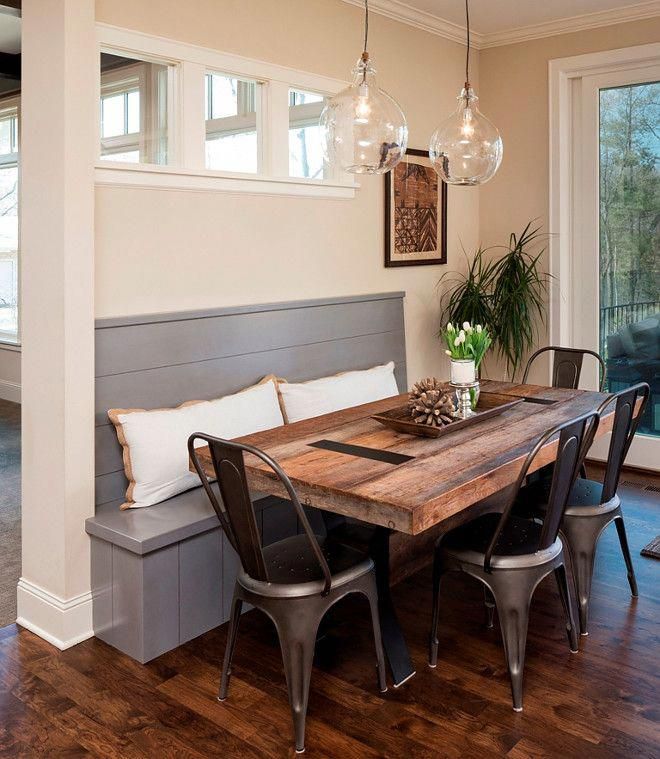 Another Space Saving Alternative Is To Buy Rounded Table They Can Use Flexible Sitting As It Does Breakfast Nook Table Farmhouse Dining Farmhouse Dining Table