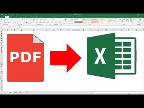 Convertir Pdf A Excel 100 Gratis Sin Programas 2019 Youtube Informatica Y Computacion Hoja De Calculo Excel Hojas De Cálculo