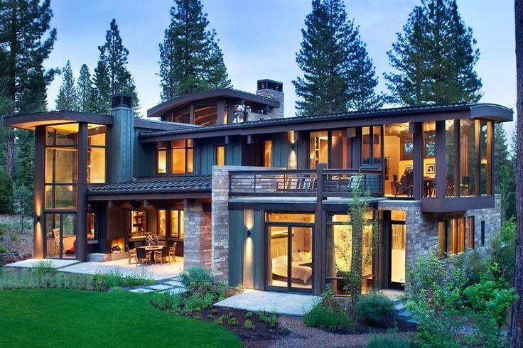 Luxury Modern Rustic Homes House Exterior Rustic House