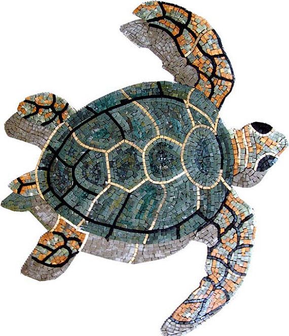 Sea Turtle Marble Mosaic | mosaic | Marble mosaic, Mosaic ... Sea Turtle Marble Mosaic mosaic Marble mosaic, Mosaic