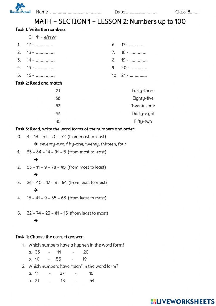 Reading And Writing Numbers Up To 100 Worksheet Reading Writing reading-and-writing-numbers-up-to-100-worksheet-reading-writing