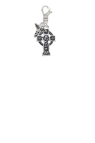 Delight Jewelry Large Celtic Cross Celtic Knot Charm Bead Delight Jewelry Large Celtic Cross Celtic Knot Charm Bead