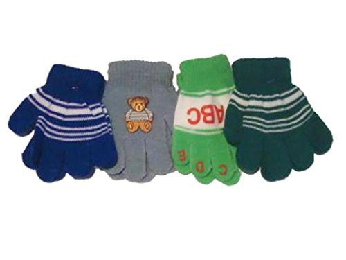 Four Pairs Magic Gloves for Infants and Toddlers Ages 1-4 Years