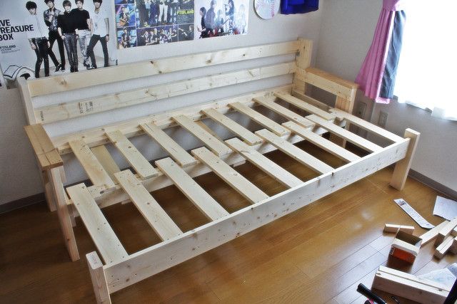 ソファベッド手作りdiyーpart3 Nature Is Life ベッド Diy インテリア 家具 手作りベッド