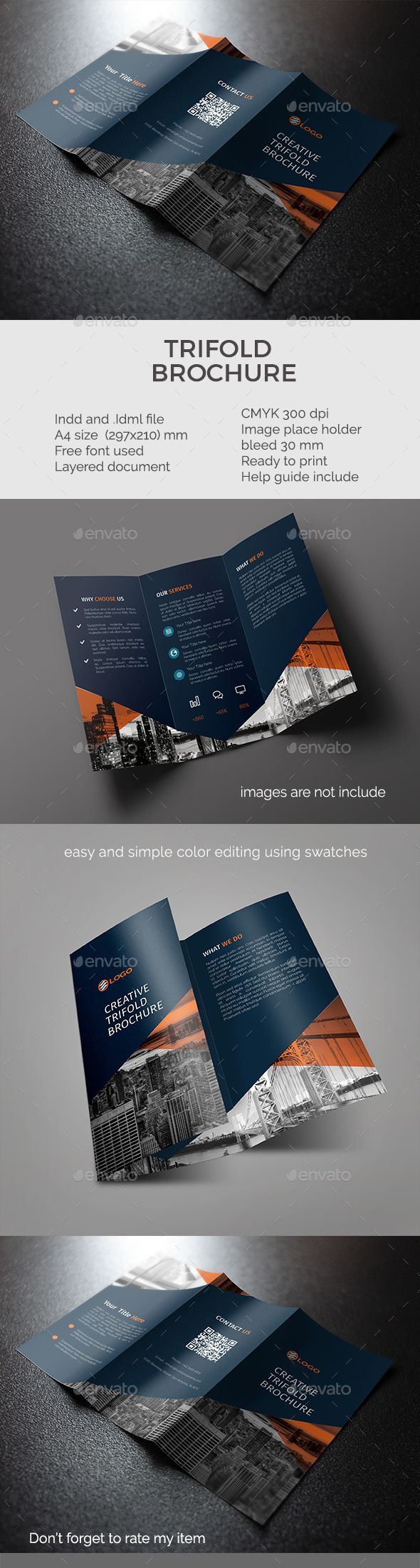 481 best brochure inspiration images on pinterest brochure easy tri fold brochure template
