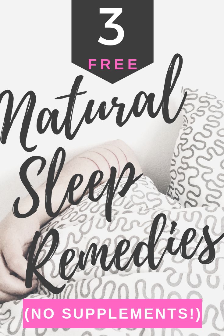 3 (Free) Natural Sleep Remedies to Try This Week