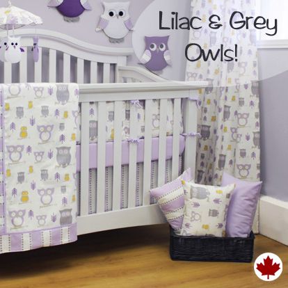 Hooty Lilac Customizable Crib Bedding Set By Sweet Kyla Http Hooty Lilac Customizable Crib Bedding Set By Sweet Kyla Http Savvymomfinds Product Sets