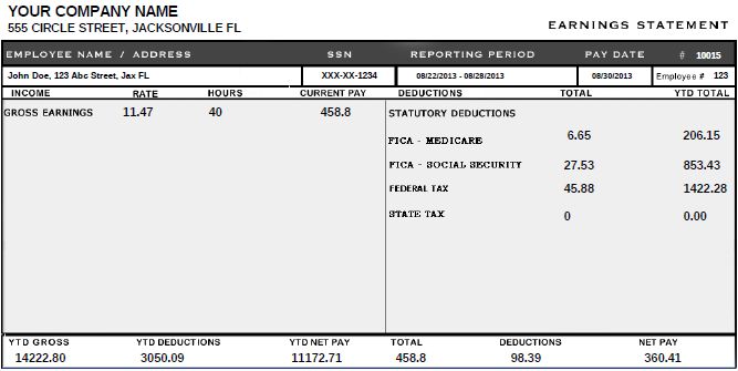 +Paycheck+Check+Stub+Template Payroll checks, Statement template +Paycheck+Check+Stub+Template Payroll checks, Statement template