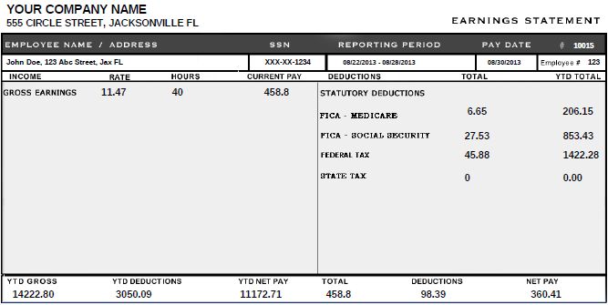 stubs template check