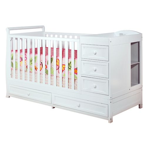 New Baby Mile Catherine 3 In 1 Convertible Crib Changer Child New Baby Mile Catherine 3 In 1 Convertible Crib Changer Child Furniture Nursery Cribs Products